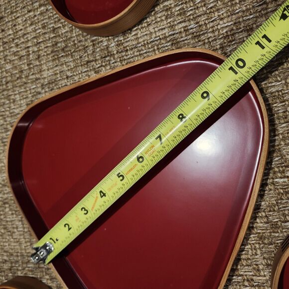 Vintage Odate Magewappa Lacquered Bentwood Dish Plate Tray Japan - Picture 4 of 11